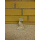 Hvid ræv med glimmer