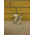 Hvid ræv med glimmer