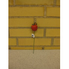 Pindsvin på pind med svamp på æble