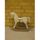 Gyngehest antique champagne