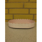 Zink ovalt bakke rosa