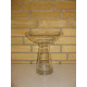 Glas vase med skål