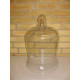 Glas klokke stor