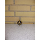 Glas kugle sort/guld