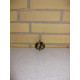 Glas kugle sort/guld
