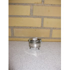 Saltkar med løs glasindsats og ske