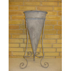 Metal vase